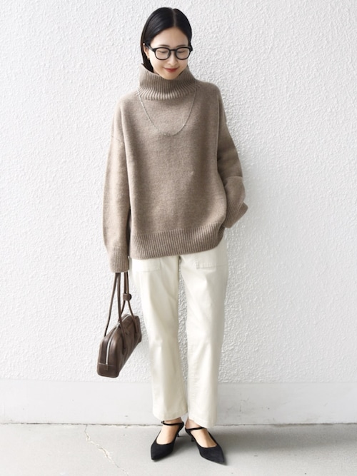 SHIPS別注】ISLAND TIEDS:〈手洗い可能〉タートルネック ニット