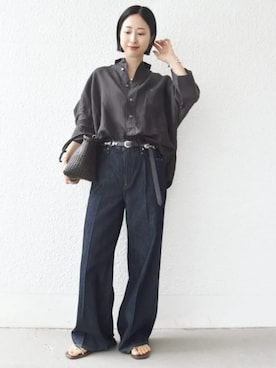 「TICCA(ティッカ)のアイテム」を使った、FUJITAさん(レディース・159cm)の春コーディネート