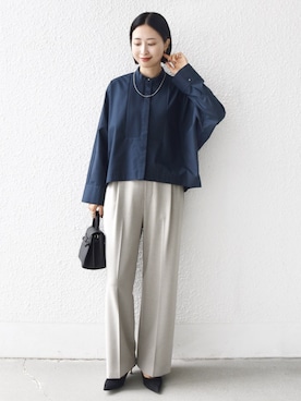 「SHIPS」｜FUJITAさん（レディース・159cm）の秋コーディネート