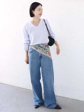 FUJITAさん(レディース・159cm)の秋コーディネート