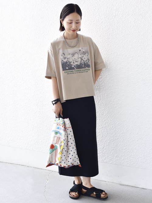 SHIPS別注】81BRANCA:フォト ワイド TEE（Tシャツ/カットソー