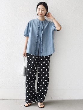 「SHIPS（シップス）のアイテム」を使った、FUJITAさん（レディース・159cm）の春コーディネート