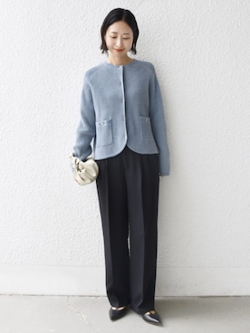 「SHIPS（シップス）のアイテム（その他パンツ）」を使った、FUJITAさん（レディース・159cm）の冬コーディネート