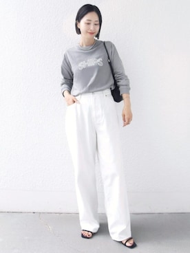 「SHIPS（シップス）のアイテム」を使った、FUJITAさん（レディース・159cm）の夏コーディネート