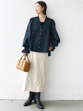 FUJITAさん(レディース・159cm)の秋コーディネート