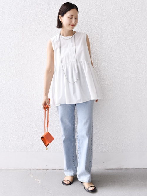 シップスエニィ SHIPSany カジュアル パンツ ストレート 白 M 未