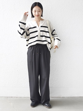 「SHIPS for women」｜FUJITAさん（レディース・159cm）の秋コーディネート