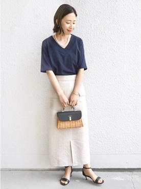 FUJITAさん（レディース・159cm）の春コーディネート