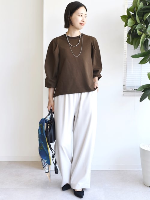 DEPEND インレー タック デザイン プルオーバー（Tシャツ