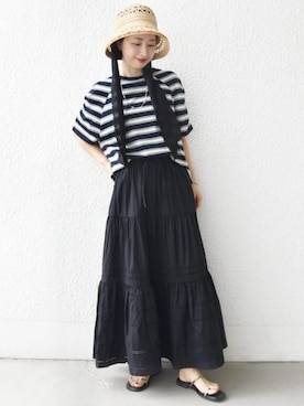 「SHIPS（シップス）のアイテム」を使った、FUJITAさん（レディース・159cm）の春コーディネート