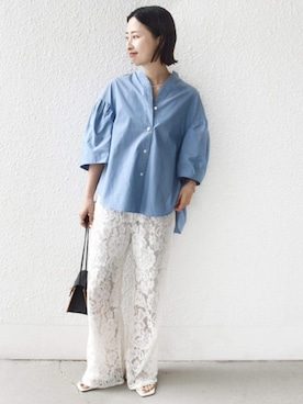 「SHIPS（シップス）のアイテム」を使った、FUJITAさん（レディース・159cm）の春コーディネート