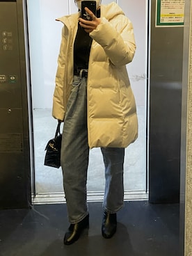 「tiptop（ティップトップ）のアイテム（シューズ）」を使った、nonさん（レディース・155cm）の冬コーディネート