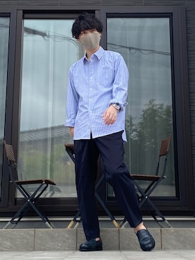 「SonnyLabel」｜「アイテム（その他）」を使った、たけるさん（メンズ・172cm）の秋コーディネート