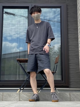「真夏のアクティブスタイル」｜「アイテム（その他）」を使った、たけるさん（メンズ・172cm）の夏コーディネート