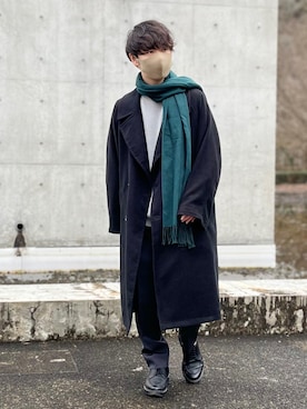 「Graphpaper（グラフペーパー）のアイテム（ジャケット/アウター）」を使った、たけるさん（メンズ・172cm）の冬コーディネート