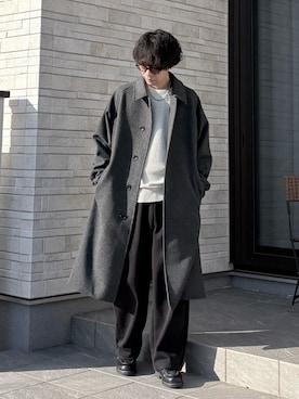 「Paraboot（パラブーツ）のアイテム」を使った、たけるさん（メンズ・172cm）の冬コーディネート