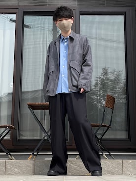 「green label relaxing（グリーンレーベルリラクシング）のアイテム（ジャケット/アウター）」を使った、たけるさん（メンズ・172cm）の春コーディネート