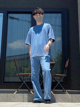 「EDWIN」｜「アイテム（腕時計）」を使った、たけるさん（メンズ・172cm）の夏コーディネート