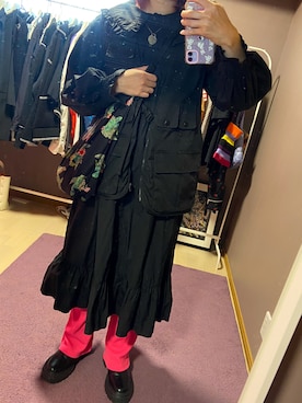 「AlexanderLeeChang（アレキサンダーリーチャン）のアイテム（バッグ）」を使った、アミさん（レディース・160cm）の秋コーディネート