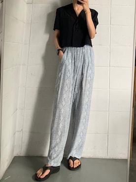 「韓国ファッション」｜영화さん（レディース・166cm）の夏コーディネート