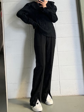 「スラックスパンツ」｜영화さん（レディース・166cm）の秋コーディネート