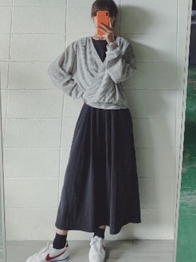 「NIKEスニーカー」｜영화さん（レディース・166cm）の夏コーディネート