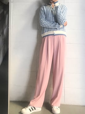 「スラックスパンツ」｜영화さん（レディース・166cm）の秋コーディネート