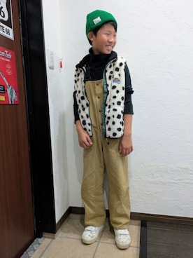 「アイテム（シューズ）」を使った、yuui8135さん（キッズ・137cm）の秋コーディネート