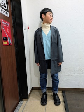 「アイテム（パンツ）」を使った、yuui8135さん（キッズ・137cm）の秋コーディネート