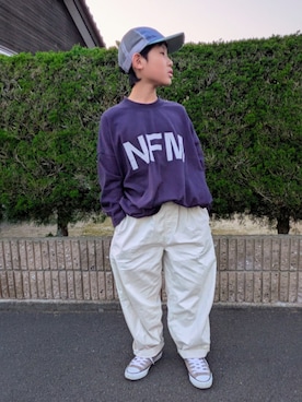 「タックパンツ」｜yuui8135さん（キッズ・137cm）の春コーディネート
