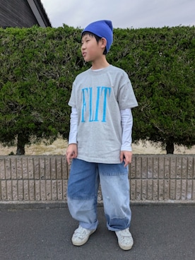 「アイテム（パンツ）」を使った、yuui8135さん（キッズ・137cm）の春コーディネート