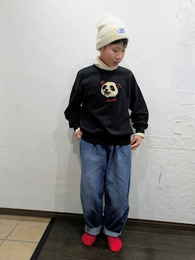 「MARKEY'S（マーキーズ）のアイテム」を使った、yuui8135さん（キッズ・137cm）の冬コーディネート