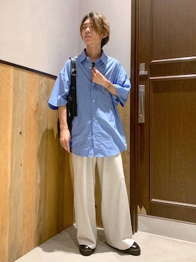 「アイテム（タンクトップ）」を使った、Kanさん（メンズ・157cm）の夏コーディネート