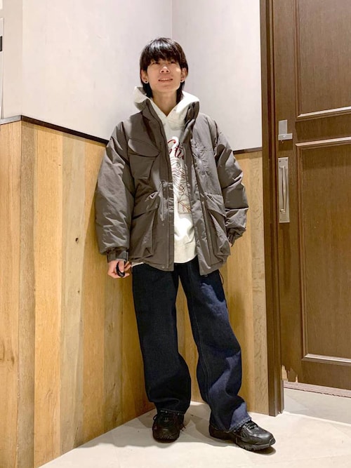 セール】【AIRTHERMAL/高機能中綿】ナイロンユーティリティブルゾン