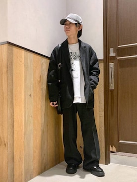 「RAGEBLUE（レイジブルー）のアイテム（ジャケット/アウター）」を使った、Kanさん（メンズ・157cm）の秋コーディネート