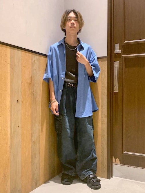 ステンレスデザインショートネックレス