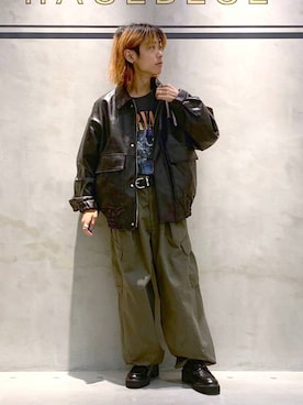 「アイテム（ブルゾン）」を使った、Kanさん（メンズ・157cm・20代）の夏コーディネート