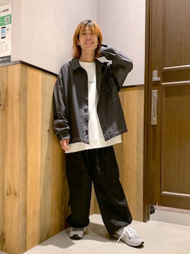「アイテム（ブルゾン）」を使った、Kanさん（メンズ・157cm・20代）の夏コーディネート