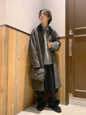 「RAGEBLUE（レイジブルー）のアイテム（パンツ）」を使った、Kanさん（メンズ・157cm）の秋コーディネート