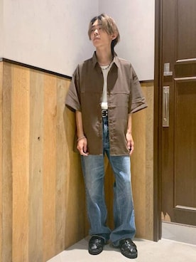 「アイテム（タンクトップ）」を使った、Kanさん（メンズ・157cm）の夏コーディネート