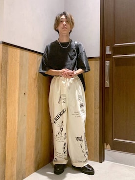 「アイテム（ブレスレット、その他）」を使った、Kanさん（メンズ・157cm）の夏コーディネート