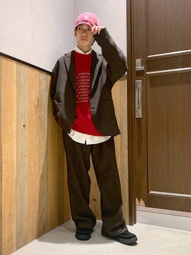 「RAGEBLUE（レイジブルー）のアイテム（ジャケット/アウター）」を使った、Kanさん（メンズ・157cm）の秋コーディネート