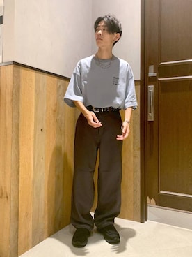 「アイテム（ブレスレット）」を使った、Kanさん（メンズ・157cm）の夏コーディネート
