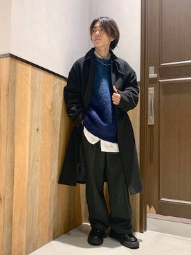 「アイテム（トレンチコート）」を使った、Kanさん（メンズ・157cm・20代）の秋コーディネート