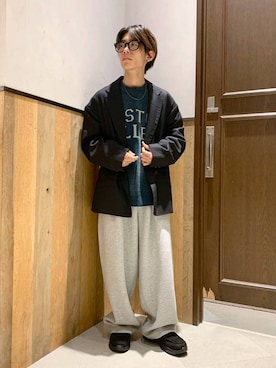 「RAGEBLUE（レイジブルー）のアイテム（パンツ）」を使った、Kanさん（メンズ・157cm）の秋コーディネート