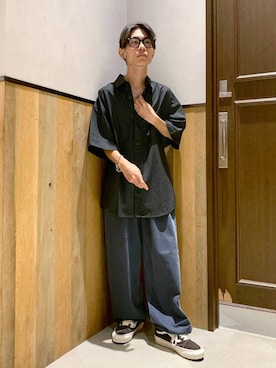 「アイテム（ブレスレット）」を使った、Kanさん（メンズ・157cm）の夏コーディネート