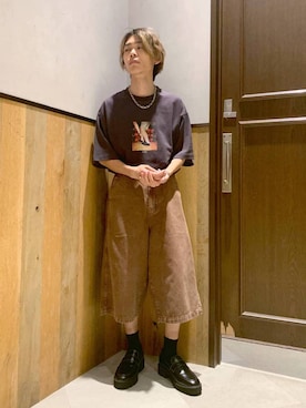 「アイテム（ブレスレット、その他）」を使った、Kanさん（メンズ・157cm）の夏コーディネート