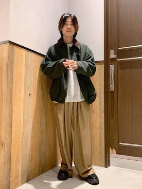 「RAGEBLUE（レイジブルー）のアイテム（ブルゾン）」を使った、Kanさん（メンズ・157cm）の冬コーディネート