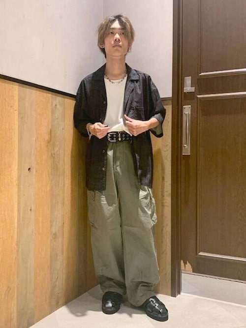 ステンレスデザインショートネックレス