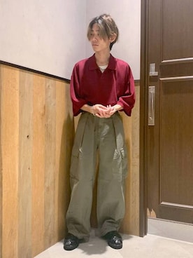 「アイテム（サンダル）」を使った、Kanさん（メンズ・157cm）の夏コーディネート